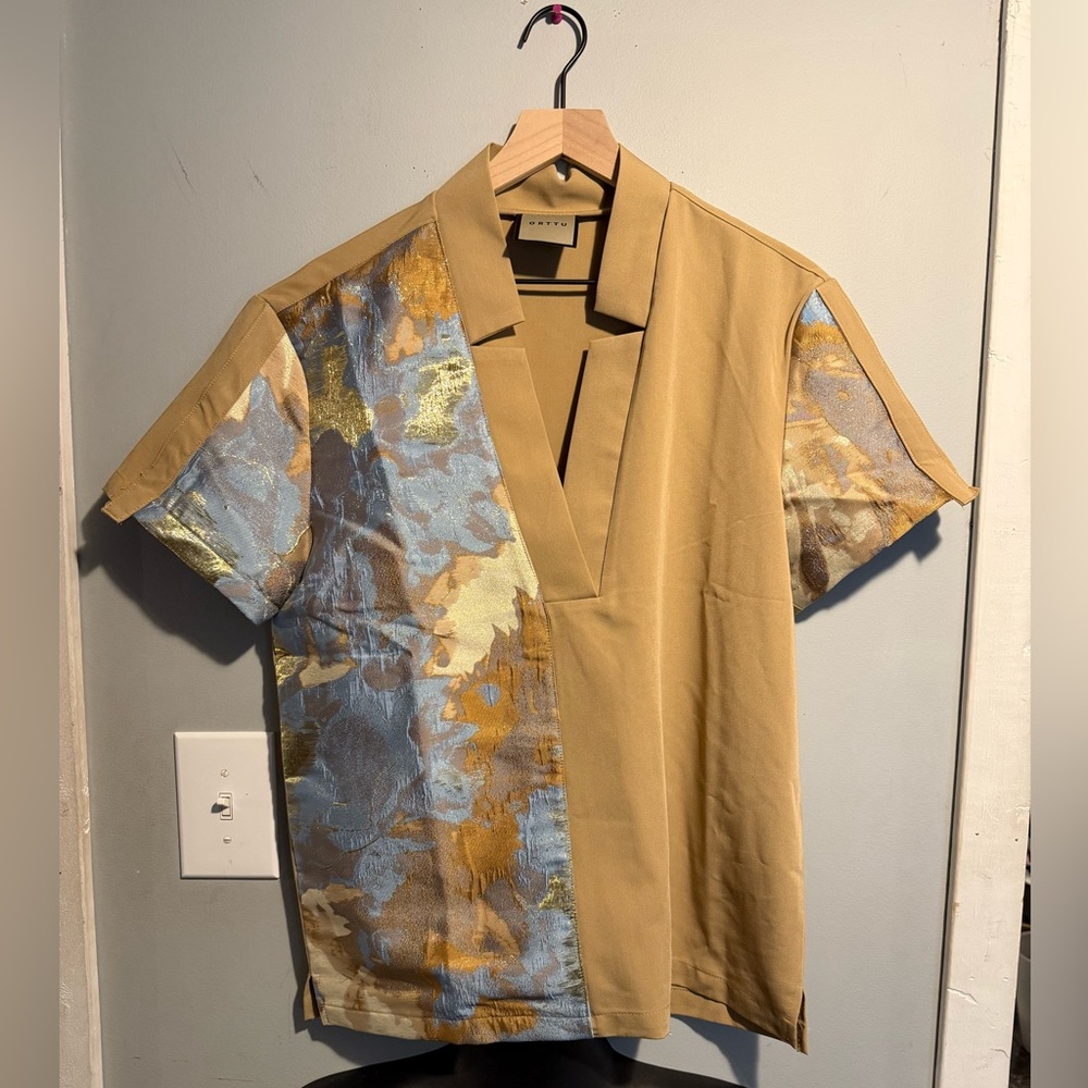 Orttu Star neck shirt couture